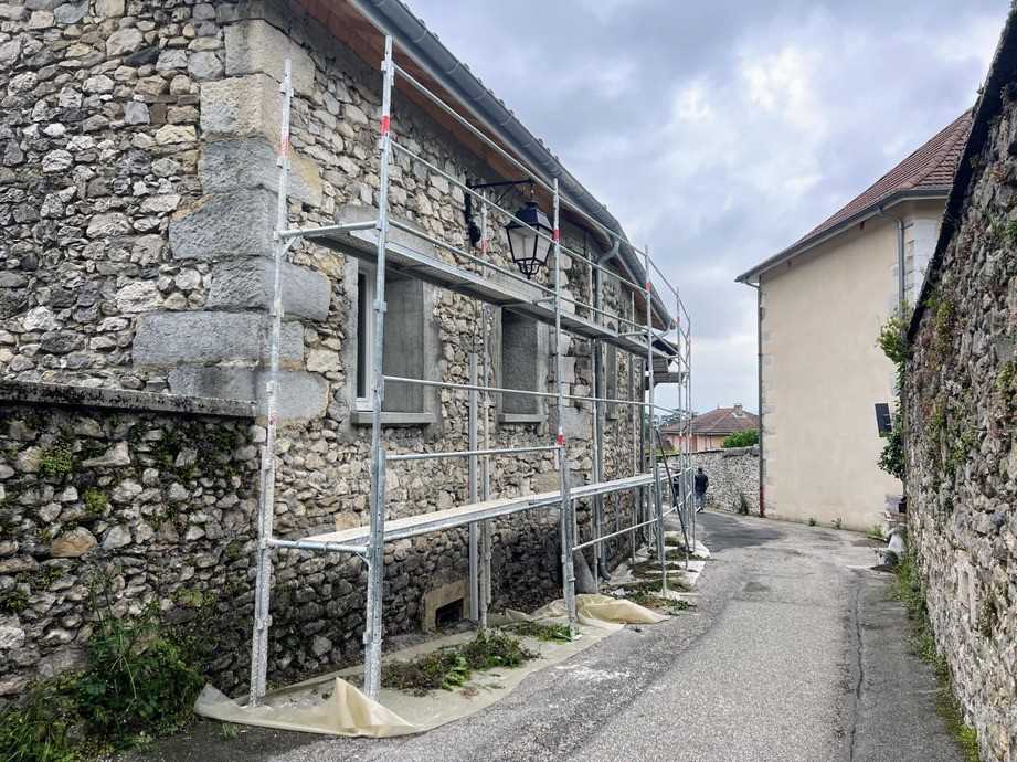 Façade maison pierre